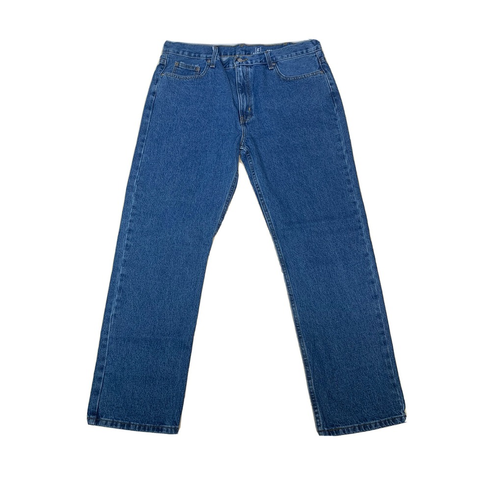 George Men's‎ jeans 38x32 Straight Leg  Regular Fit Blue Denim